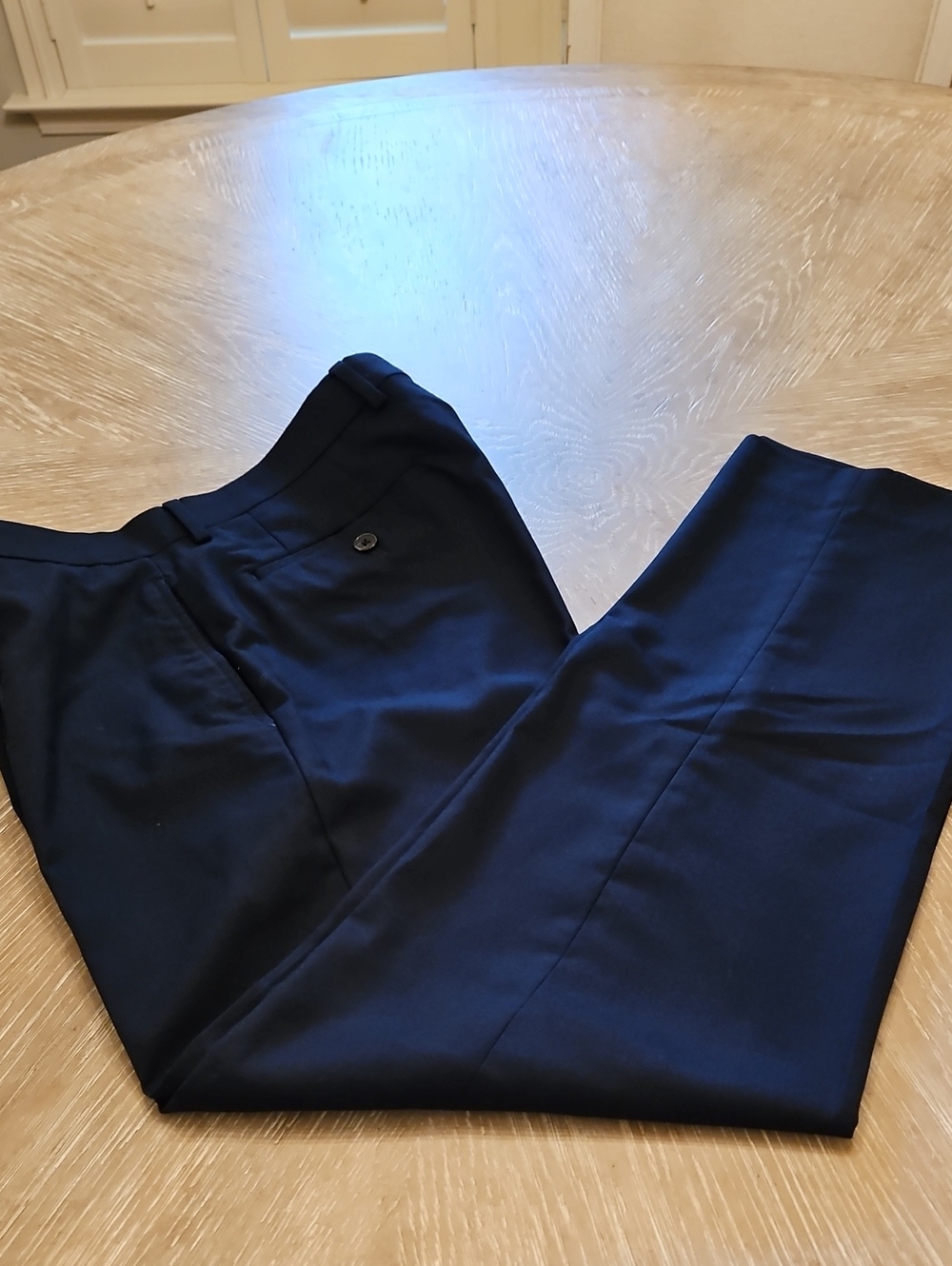 Ralph Lauren Men's Navy Dress Pants - Slim Tailored Look